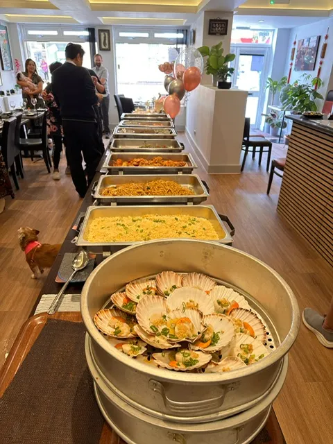 Catering setup at the restaurant