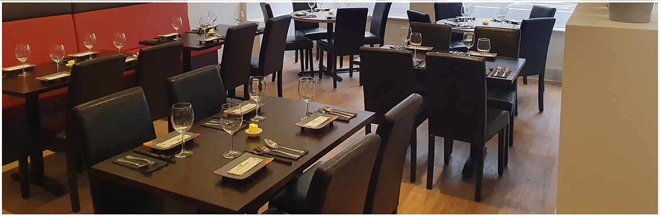 Tables in the L.A Orient Restaurant